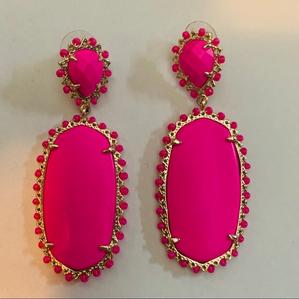 Kendra Scott pink earrings